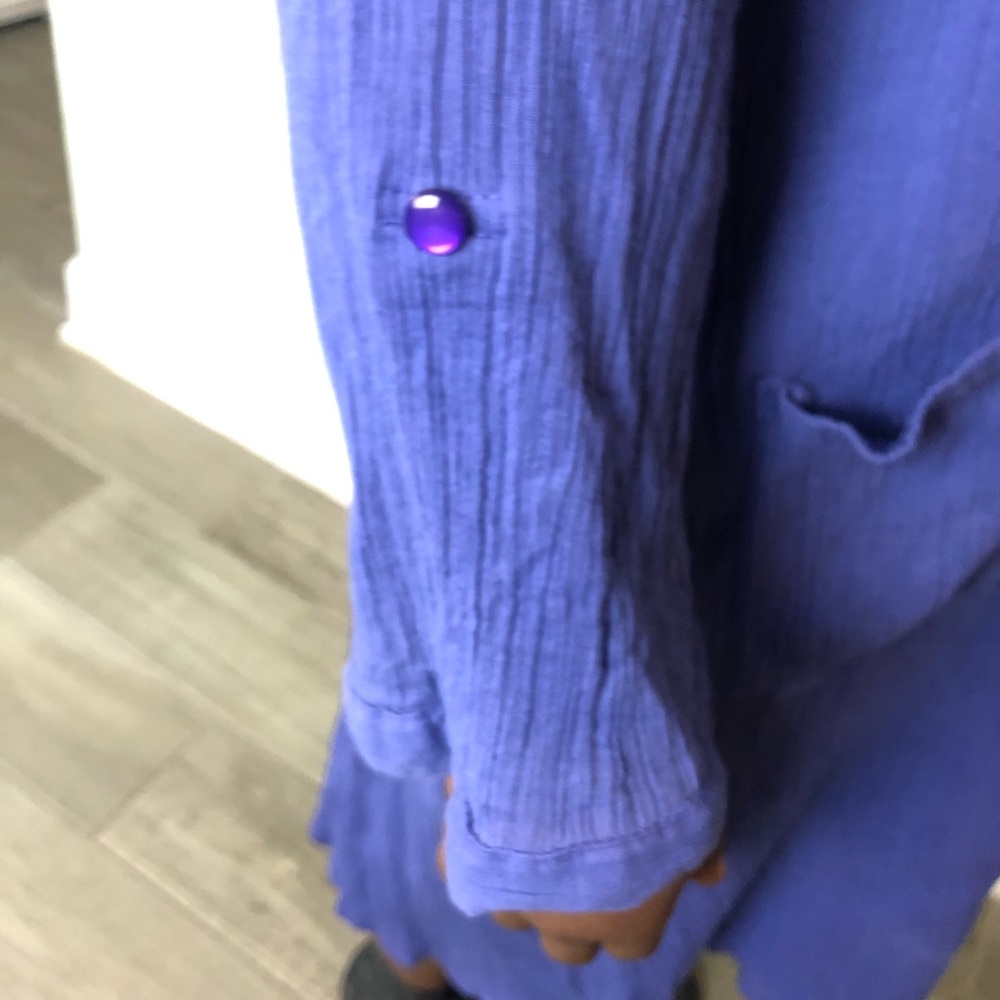 All the rage for the summer get you hands on this  Vintage Purple gauze … - Picture 9 of 12